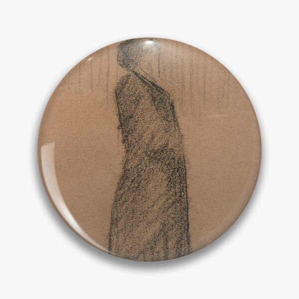 Item preview, Femme Debout Tournee a Droite by Georges Seurat: Minimalist Figure Study designed and sold by artofuniverse.