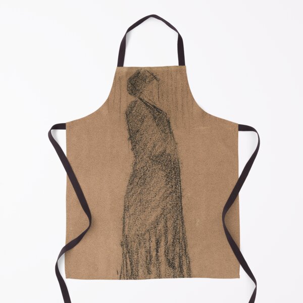 Item preview, Femme Debout Tournee a Droite by Georges Seurat: Minimalist Figure Study designed and sold by artofuniverse.