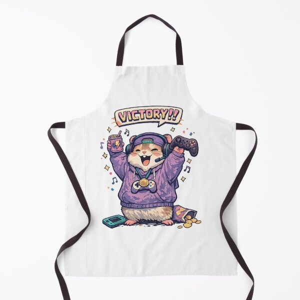 Item preview, Epic Victory for the Gamer Hamster! – Celebrating Pet Illustration designed and sold by NextNoob485.
