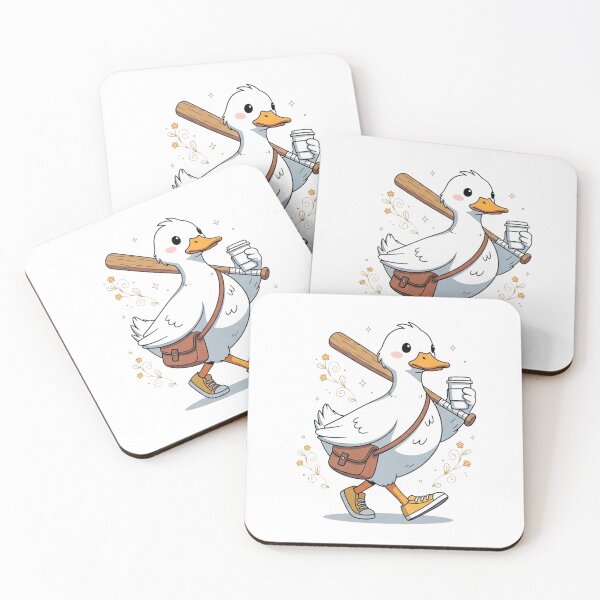 Item preview, Funny Duck Coffee – Cute Walking Duck Graphic, Aesthetic Animal Shirt, Trendy Streetwear Outfit designed and sold by Pollock.