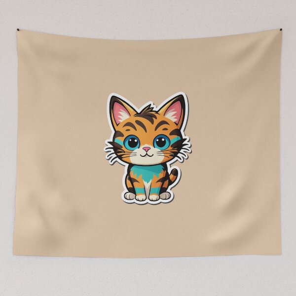 Item preview, Bold Stripe Cat designed and sold by tim tal.