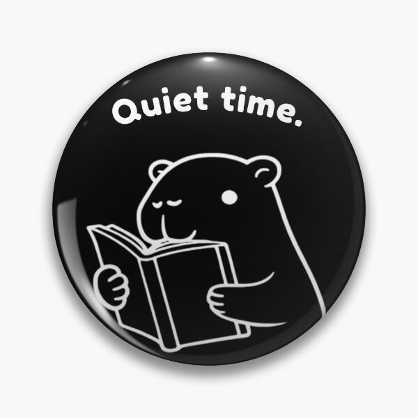 Item preview, Quiet Time Capybara – Cute Book Lover Minimalist Design designed and sold by PAPIRO SIGLO XXI.