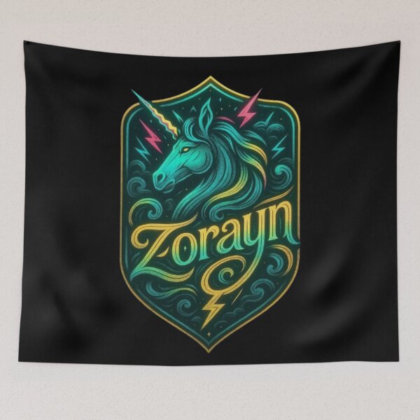 Item preview, Zorayn The Unicorn – Legendary Unicorn, Magical Fantasy Horse, Mythical Creature, Enchanted Rainbow, Fairy Tale Magic designed and sold by Typologystudios.