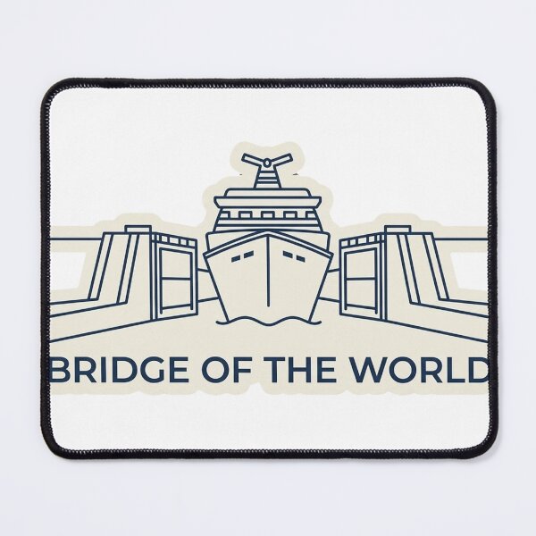 Item preview, Panama 2026 "Bridge of the World" Minimalist Panama Canal Line Art, Modern Wonder Souvenir designed and sold by Alpha-capital.