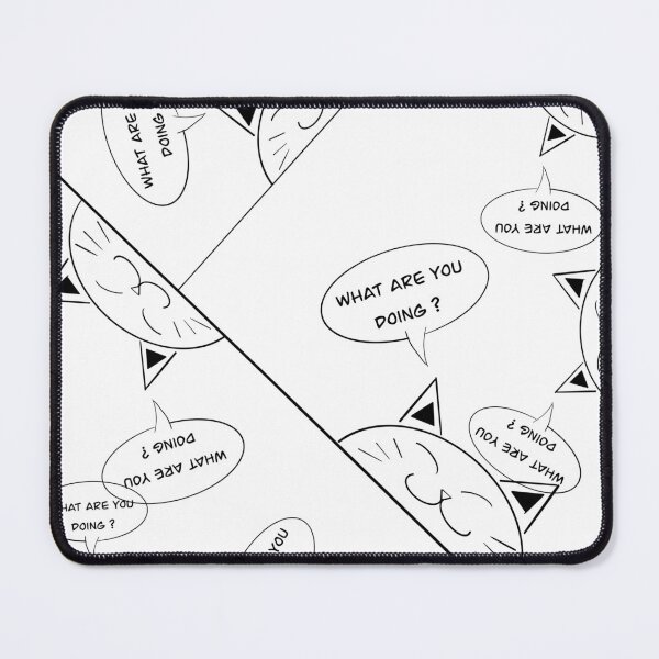 Item preview, Cats Asking "What Are You Doing?" Funny Minimal Cat Illustration designed and sold by a23ax.