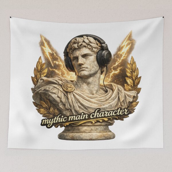 Item preview, Mythic Main Character Greek Statue designed and sold by jgvisualarts.