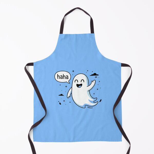 Item preview, Cute Laughing Ghost - Funny Happy Spirit Comic designed and sold by Raw Tigers.