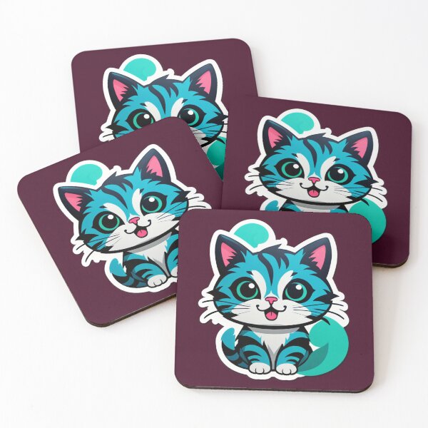 Item preview, Color Burst Cat designed and sold by tim tal.