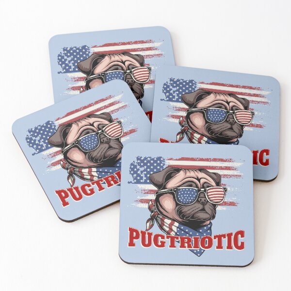 Item preview, Patriotic Pug American Flag Sunglasses Dog designed and sold by Sachie's Studio.