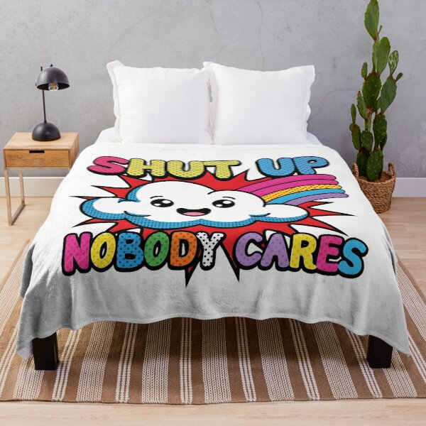 Item preview, Shut Up Nobody Cares Funny Cartoon Cloud designed and sold by TshirtsOnline-.
