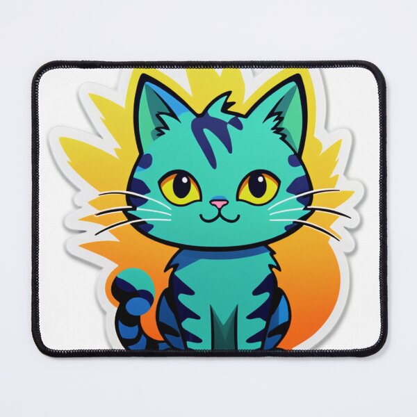 Item preview, Electric Cat Face designed and sold by tim tal.