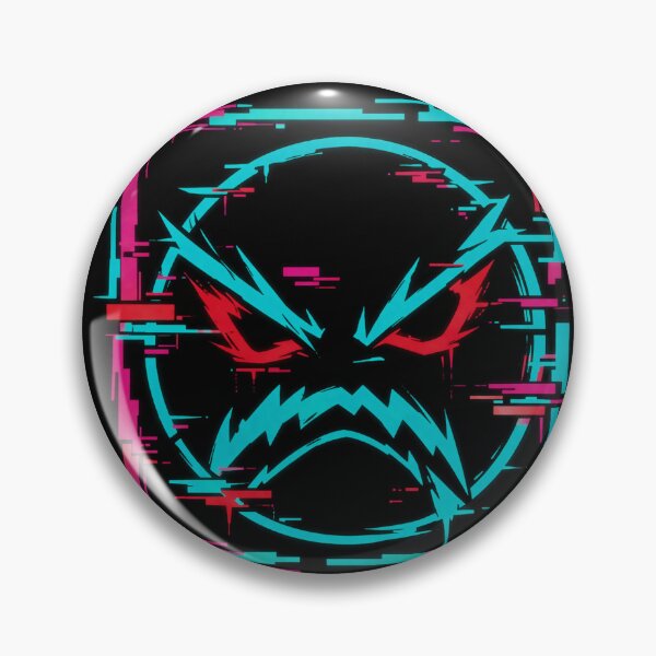 Item preview, Glitch Face – Rage Core designed and sold by AlpineInkStudio.