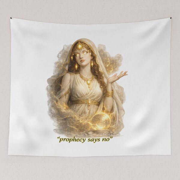 Item preview, Prophecy Says No Oracle Fantasy Art designed and sold by jgvisualarts.