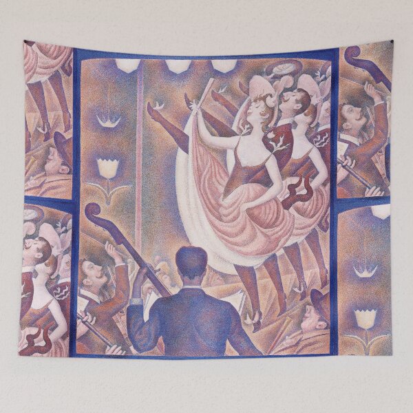 Item preview, Le Chahut by Georges Seurat: Neo Impressionist Cabaret Fine Art Poster designed and sold by artofuniverse.