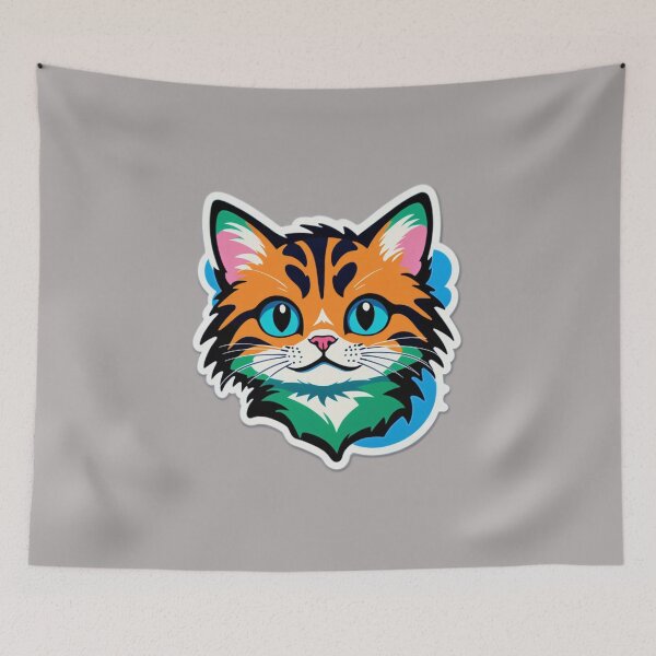 Item preview, Neon Tiger Kitty designed and sold by tim tal.