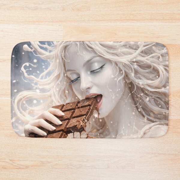 Item preview, Sensual Chocolate Goddess Fantasy Art designed and sold by KnitOfShadoF.