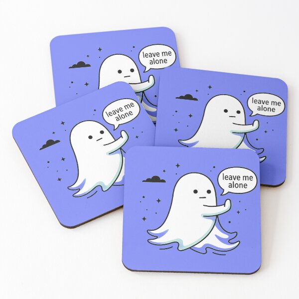 Item preview, Leave Me Alone Ghost - Funny Introvert Anti-Social Spirit designed and sold by Raw Tigers.