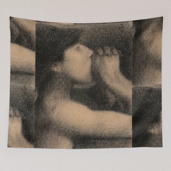 Item preview, Lecho Echo Study for Une Baignade by Georges Seurat: Neo Impressionist Poster designed and sold by artofuniverse.