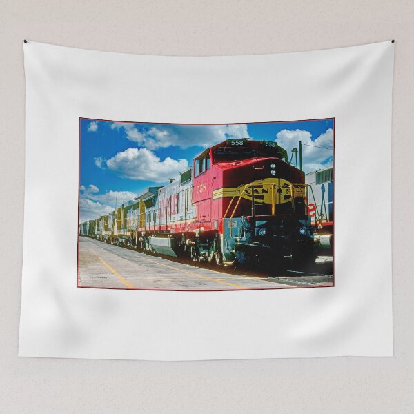 Item preview, Santa Fe Railroad Depot, Freight Train, Belen, New Mexico, 1997, Vintage Photograph designed and sold by AMacGPhilly.