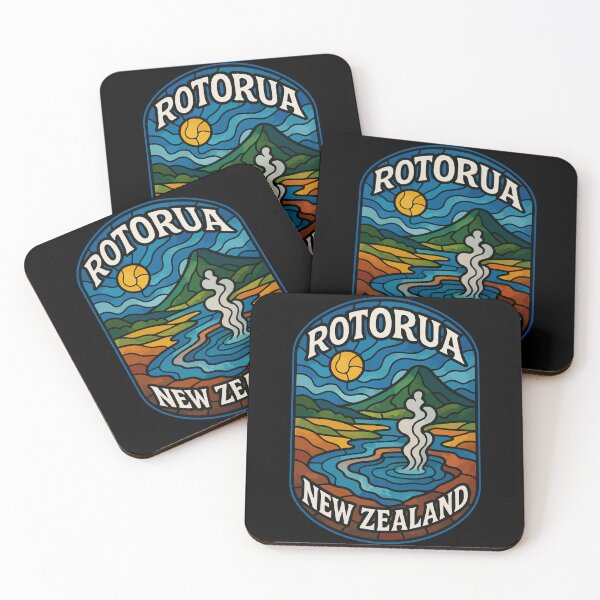 Item preview, Rotorua New Zealand Stained Glass designed and sold by TomFrontierArt.