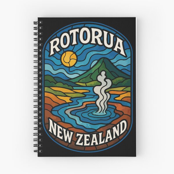 Item preview, Rotorua New Zealand Stained Glass designed and sold by TomFrontierArt.