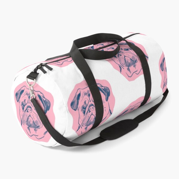 Item preview, Pink Pug Portrait Cute Dog Lover Illustration designed and sold by AnnaVikhrArt.