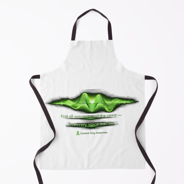 Item preview, Not All Voices Sound the Same – Cerebral Palsy Awareness Sound Wave Double Starburst designed and sold by Mirgonhood.