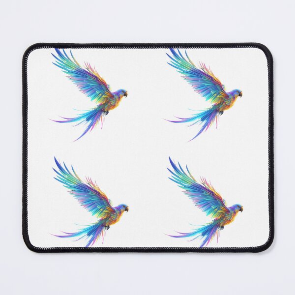Item preview, Bird Blue parrot macaw flying, parrot design designed and sold by Coolparrotgirl.