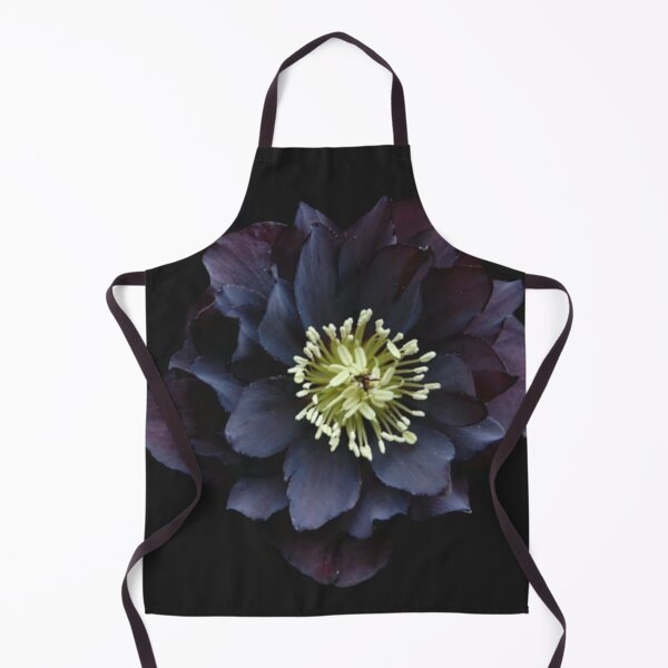 Item preview, Dark Purple Flower on Black Background designed and sold by ArtbyValks.