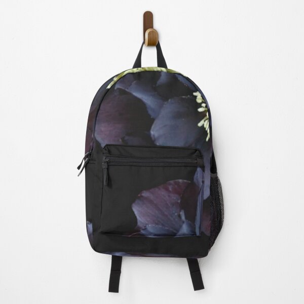 Item preview, Dark Purple Flower on Black Background designed and sold by ArtbyValks.