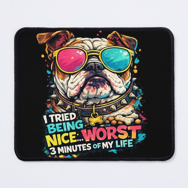 Item preview, Bulldog With Sunglasses designed and sold by UnicornDreamers.