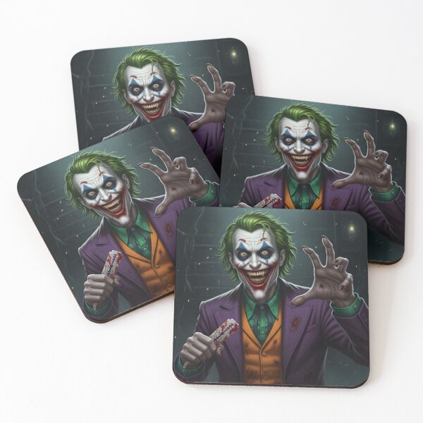 Item preview, The Razorgrin Joker - Modern Horror Glitch Art designed and sold by The monster .