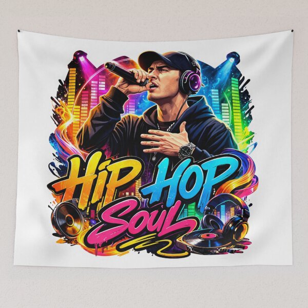 Item preview, Hip Hop Soul Neon Graffiti rap soul designed and sold by lorand-designs.