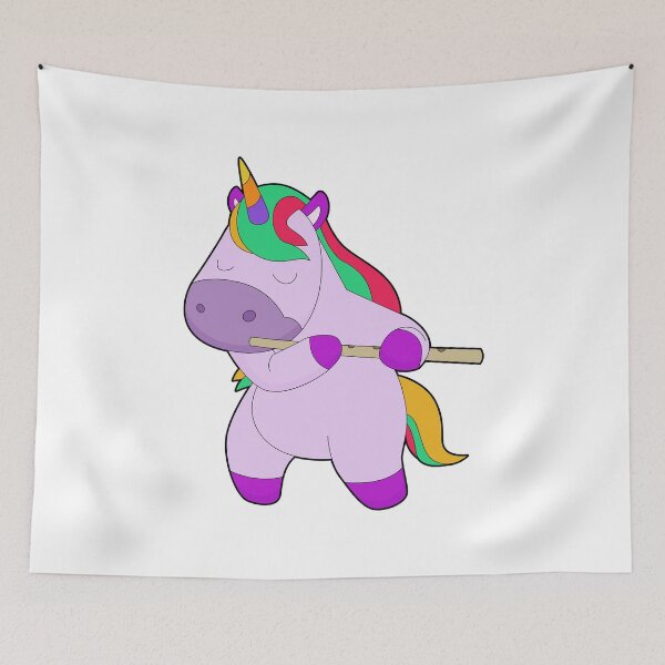 Item preview, Unicorn Musician Flute Music designed and sold by Snabdesign84.