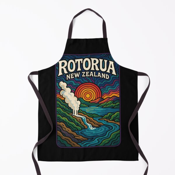 Item preview, Rotorua New Zealand Trippy Art designed and sold by TomFrontierArt.