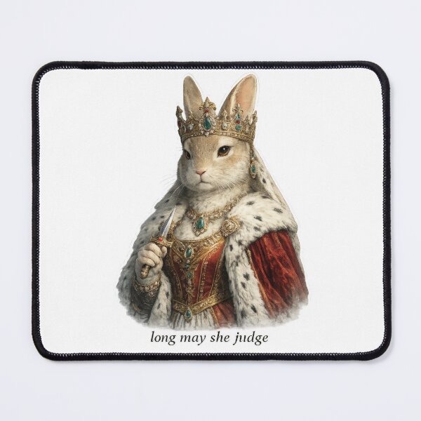 Item preview, Long May She Judge Royal Rabbit designed and sold by jgvisualarts.