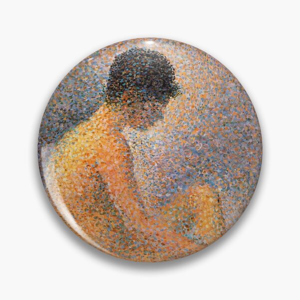 Item preview, Model in Profile by Georges Seurat: Neo Impressionist Nude Poster designed and sold by artofuniverse.