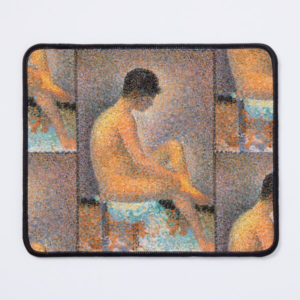 Item preview, Model in Profile by Georges Seurat: Neo Impressionist Nude Poster designed and sold by artofuniverse.