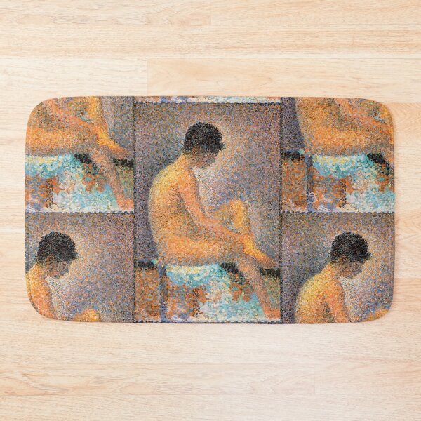 Item preview, Model in Profile by Georges Seurat: Neo Impressionist Nude Poster designed and sold by artofuniverse.