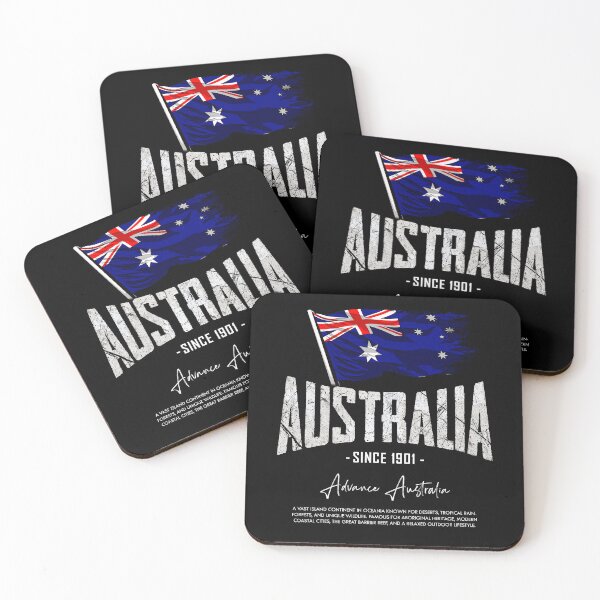 Item preview, Australia Flag Grunge Streetwear White Font designed and sold by Ruinn Store.