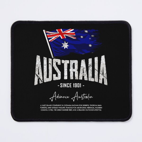 Item preview, Australia Flag Grunge Streetwear White Font designed and sold by Ruinn Store.