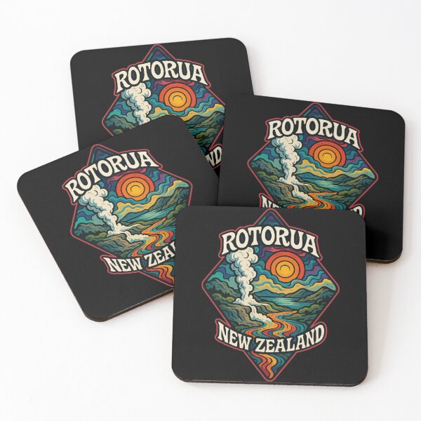 Item preview, Rotorua New Zealand Trippy designed and sold by TomFrontierArt.