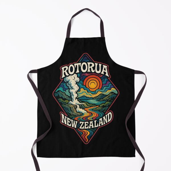 Item preview, Rotorua New Zealand Trippy designed and sold by TomFrontierArt.