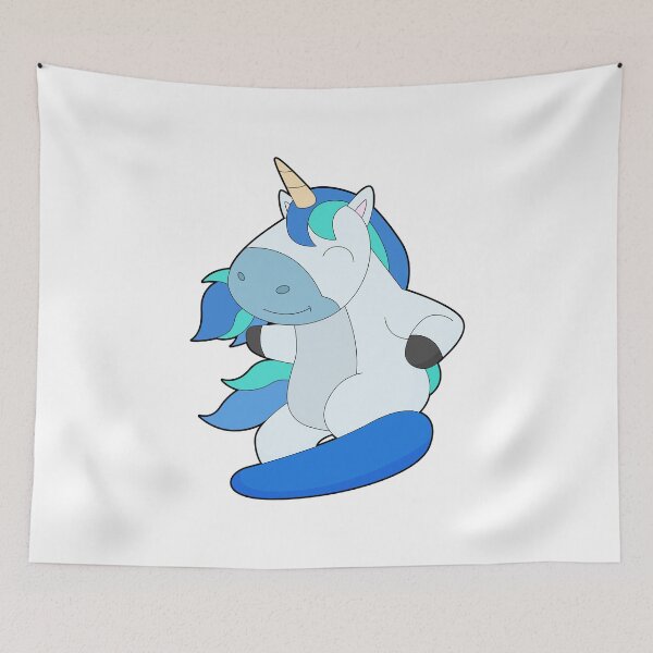 Item preview, Unicorn Snowboarder Snowboard Winter sports designed and sold by Snabdesign84.