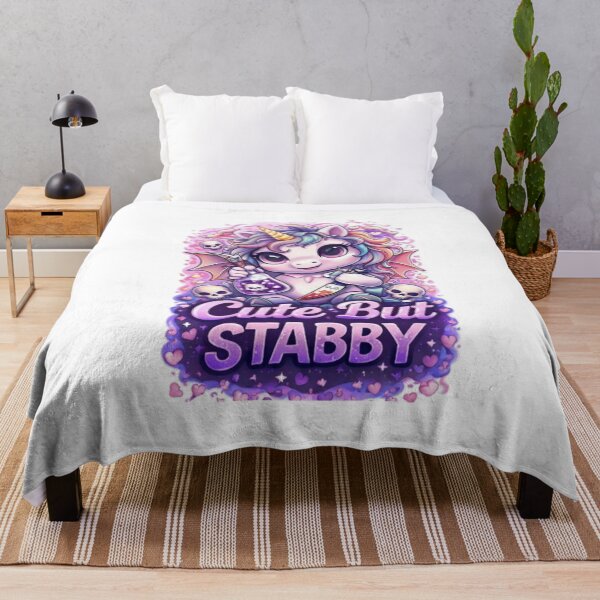Item preview, Cute But Stabby PNG Unicorn Kawaii Pastel Goth Funny Design Digital Download designed and sold by InkedRebel.