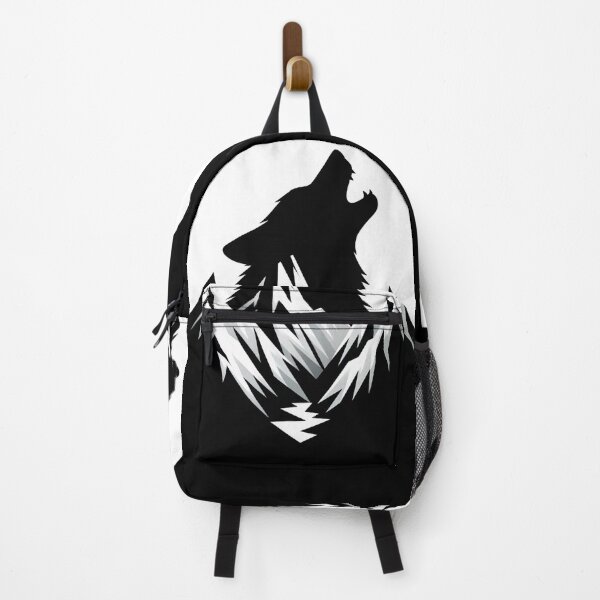 Item preview, Howling Mountain – Negative Space Wolf – Minimalist Wildlife designed and sold by Phetuvov.