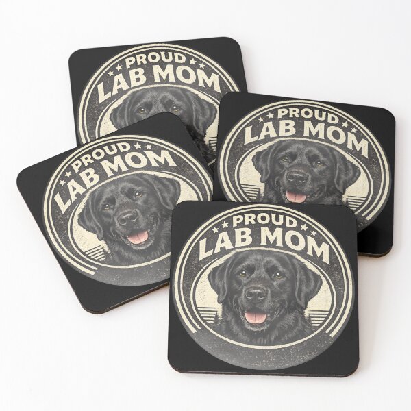 Item preview, Black Lab Mom – Proud Labrador Retriever Dog Mom Gift – Black Lab Lover Apparel designed and sold by 486DesignCo.