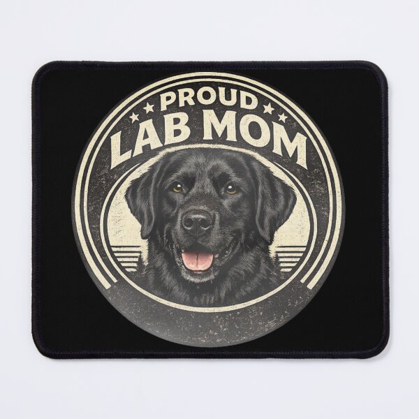 Item preview, Black Lab Mom – Proud Labrador Retriever Dog Mom Gift – Black Lab Lover Apparel designed and sold by 486DesignCo.