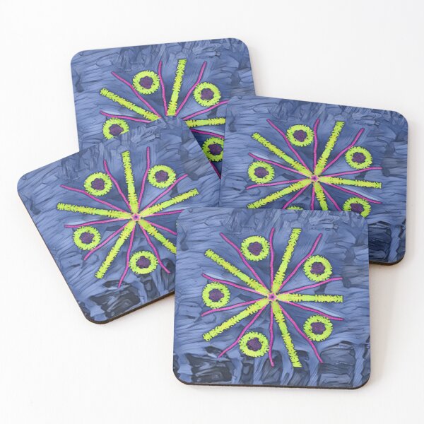 Item preview, Kaleidoscope spokes — Electric Bloom Repeat designed and sold by Getrealdesigns.