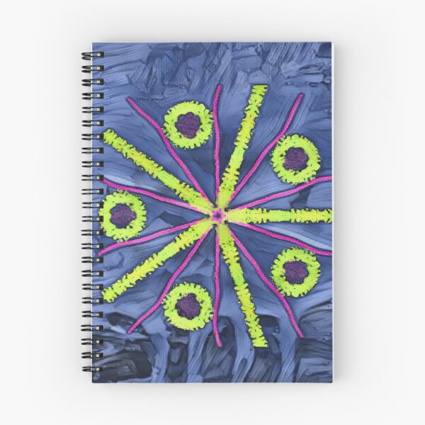 Item preview, Kaleidoscope spokes — Electric Bloom Repeat designed and sold by Getrealdesigns.